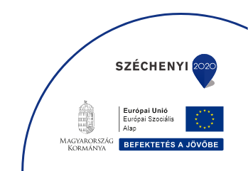 Széchenyi 2020 logó az alsó pozícióban